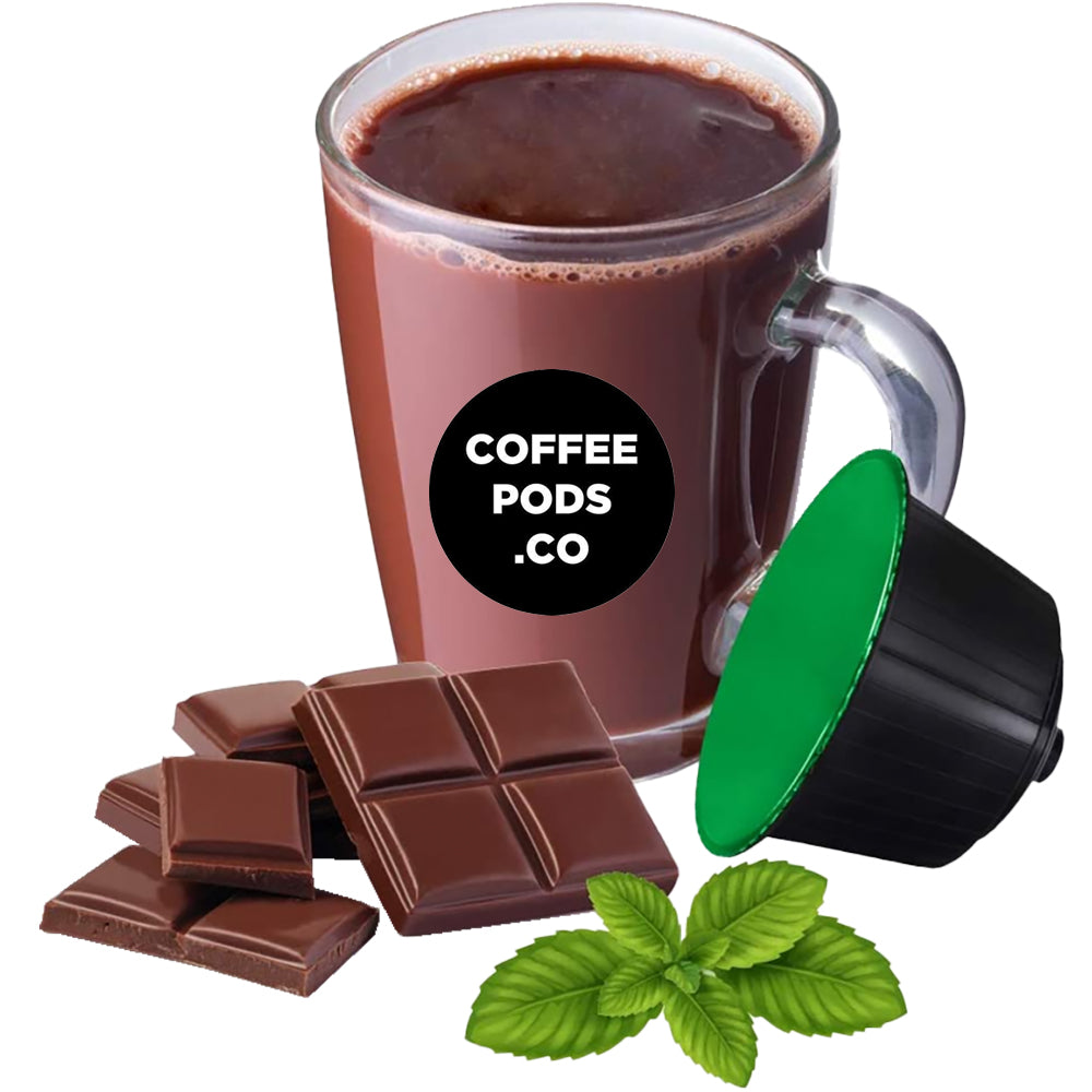 Poppets Mint Hot Chocolate Dolce Gusto Compatible Pods - Coffee Pod Co