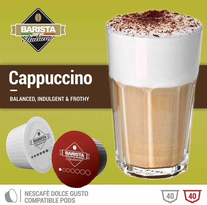 Italian Dolce Gusto Cappuccino Pod Bundle 80 Pods
